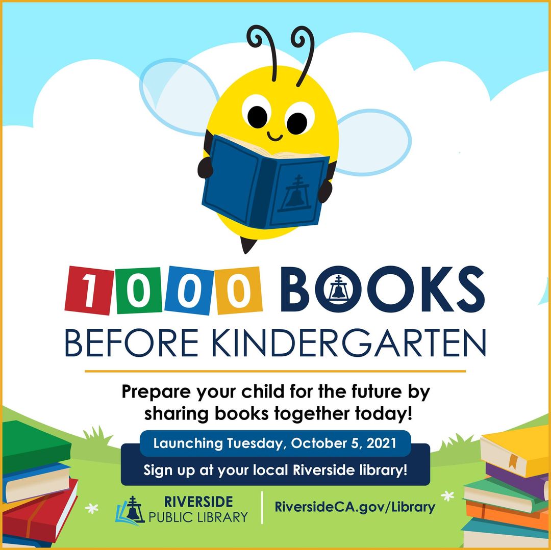 1000 Books Before Kindergarten program banner. 